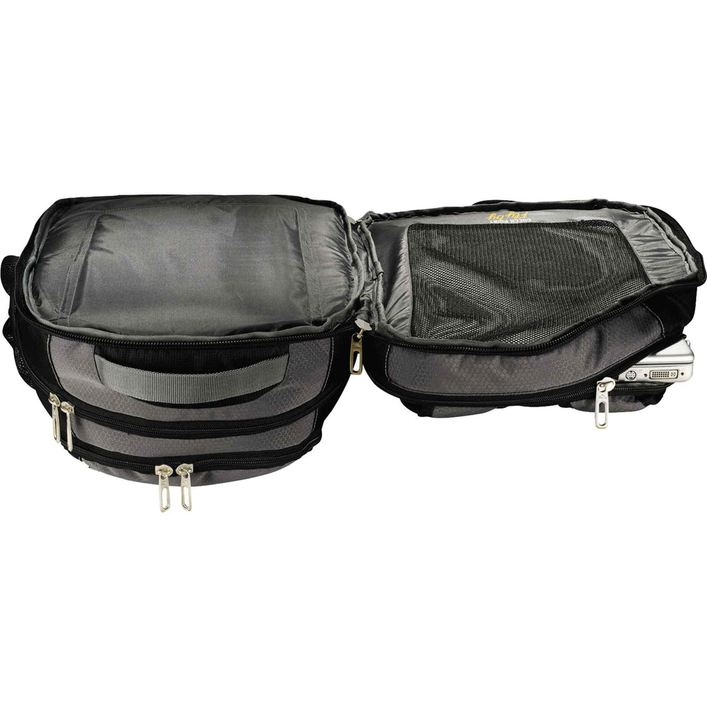 High Sierra Fly-By Laptop Backpack, 17 Inch Embroidery - Gray - Photo 3