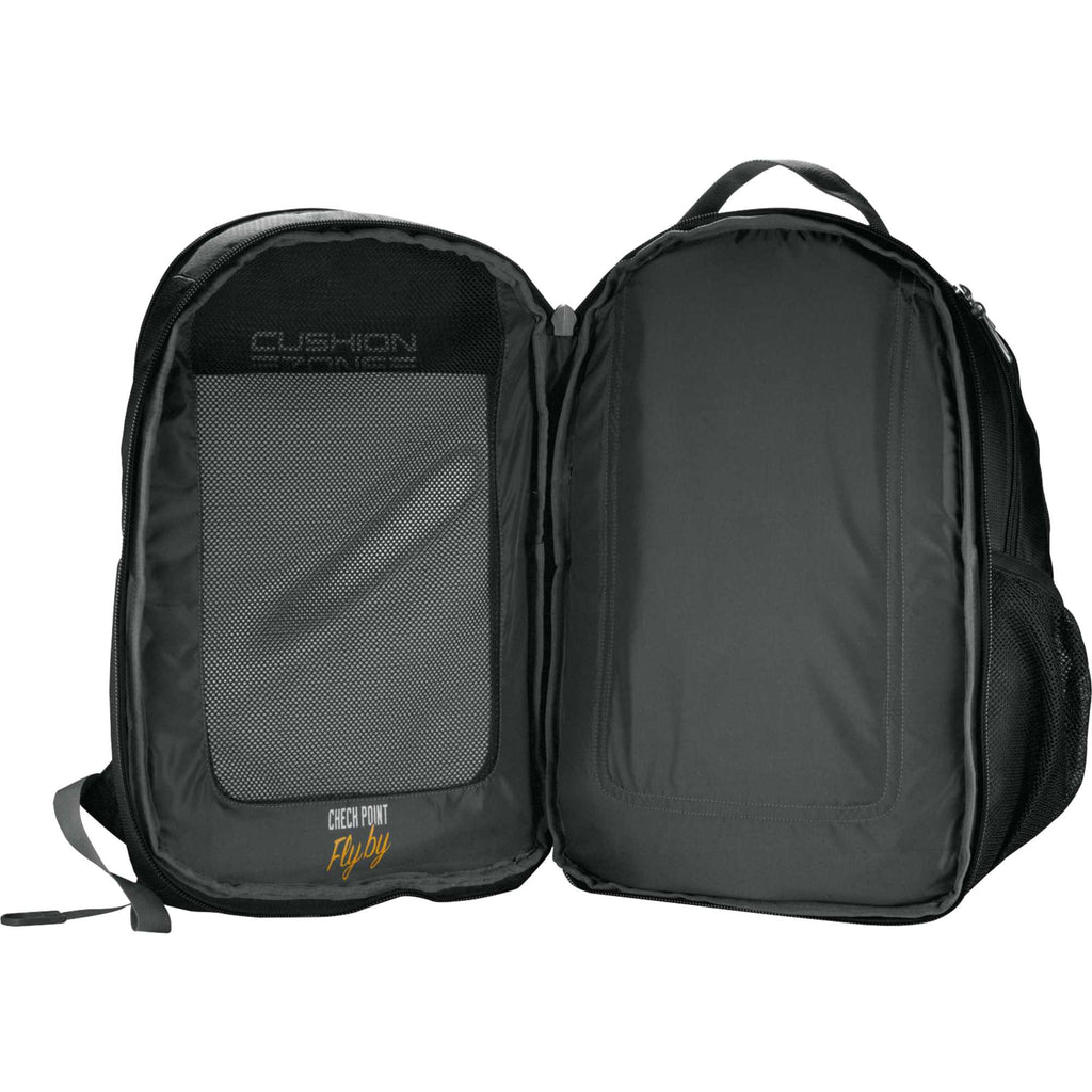 High Sierra Fly-By Laptop Backpack, 17 Inch Transfer - Gray - Front 4
