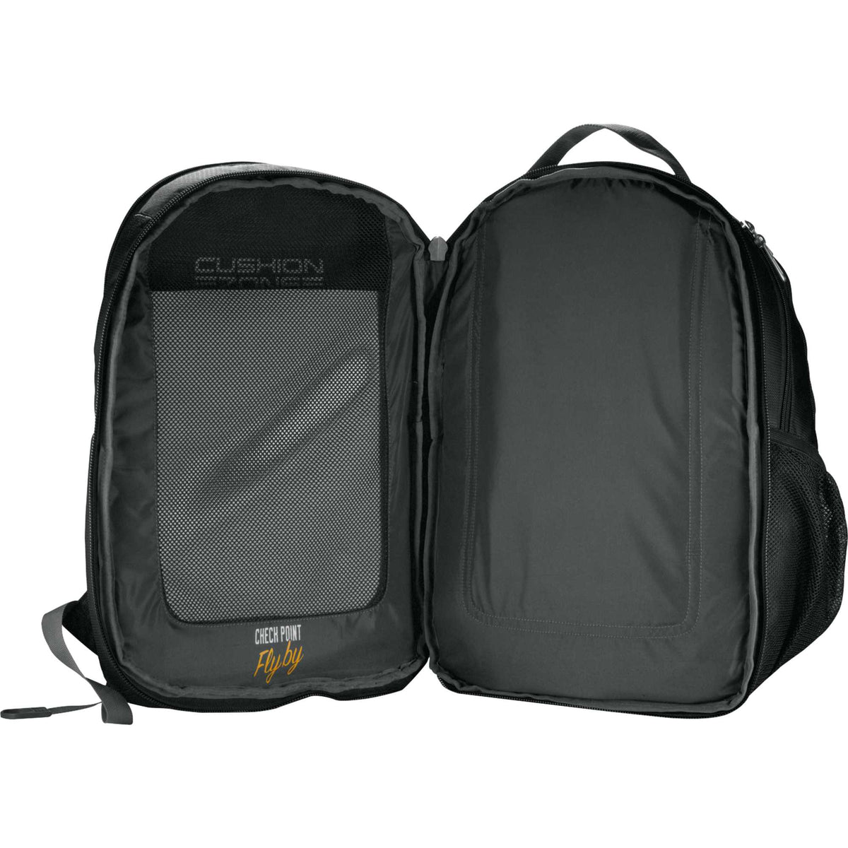 High Sierra Fly-By Laptop Backpack, 17 Inch Transfer - Gray - Front 4