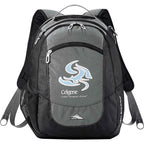 High Sierra Fly-By Laptop Backpack, 17 Inch Transfer - Gray - Front
