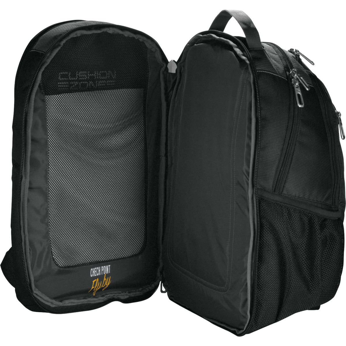 High Sierra Fly-By Laptop Backpack, 17 Inch Transfer - Gray - Photo