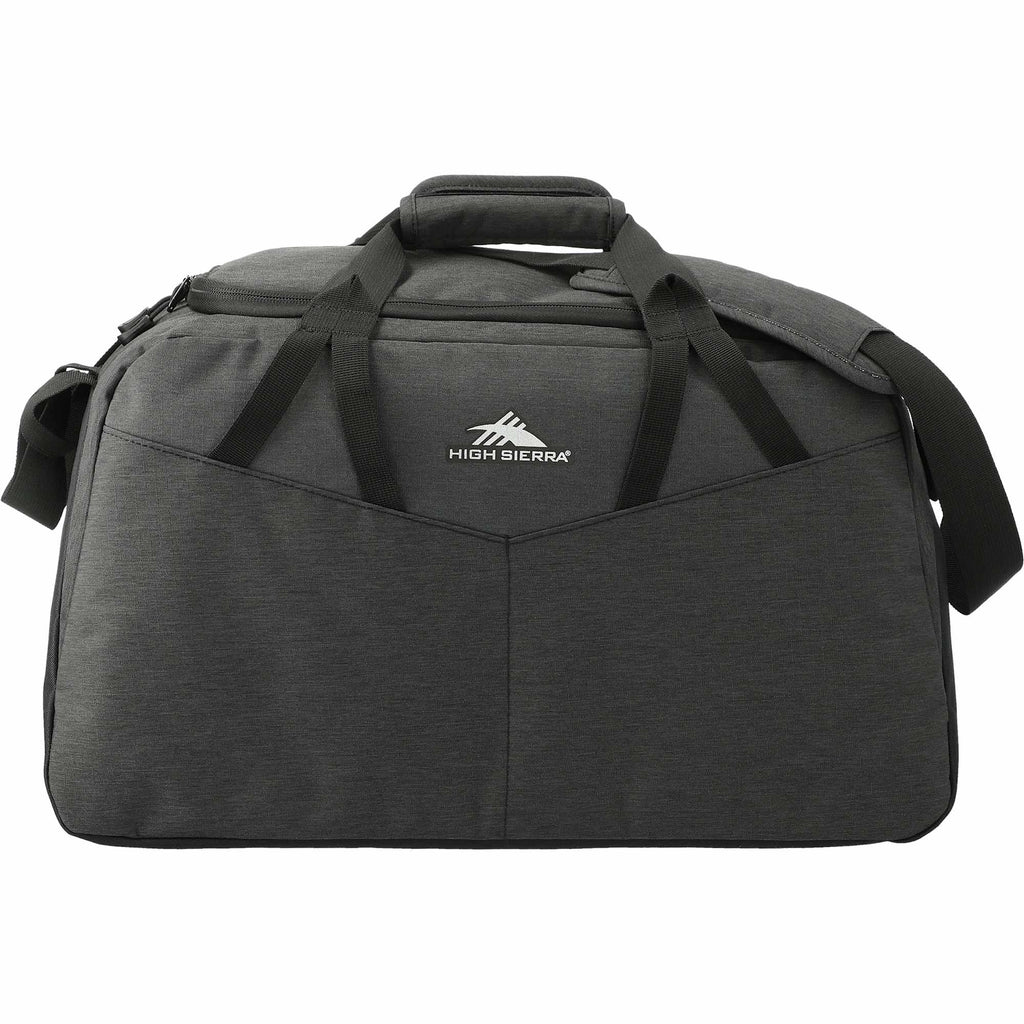 High Sierra Forester Duffel Bag in Recycled PET, 22 Inches Transfer - Graphite - Back