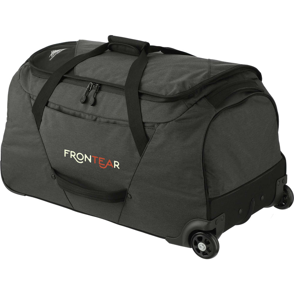 High Sierra Forester Wheeled Duffel Bag, 28 Inches Transfer - Graphite - Left Angle 2