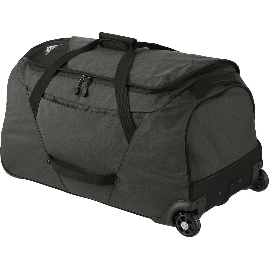 High Sierra Forester Wheeled Duffel Bag, 28 Inches Transfer - Graphite - Left Angle 4