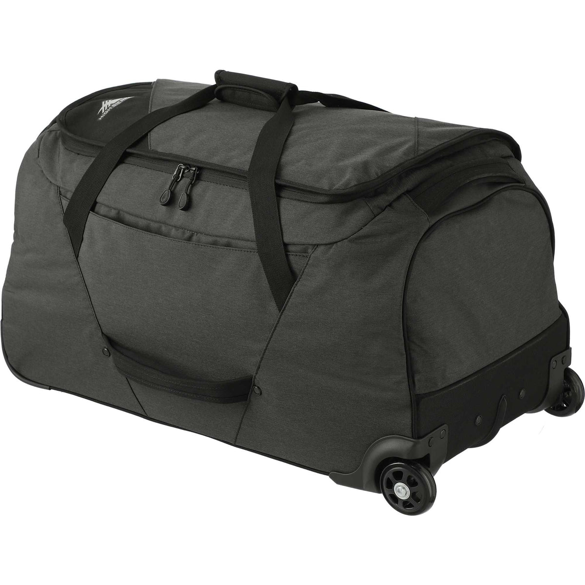 High Sierra Forester Wheeled Duffel Bag, 28 Inches Transfer - Graphite - Left Angle 4