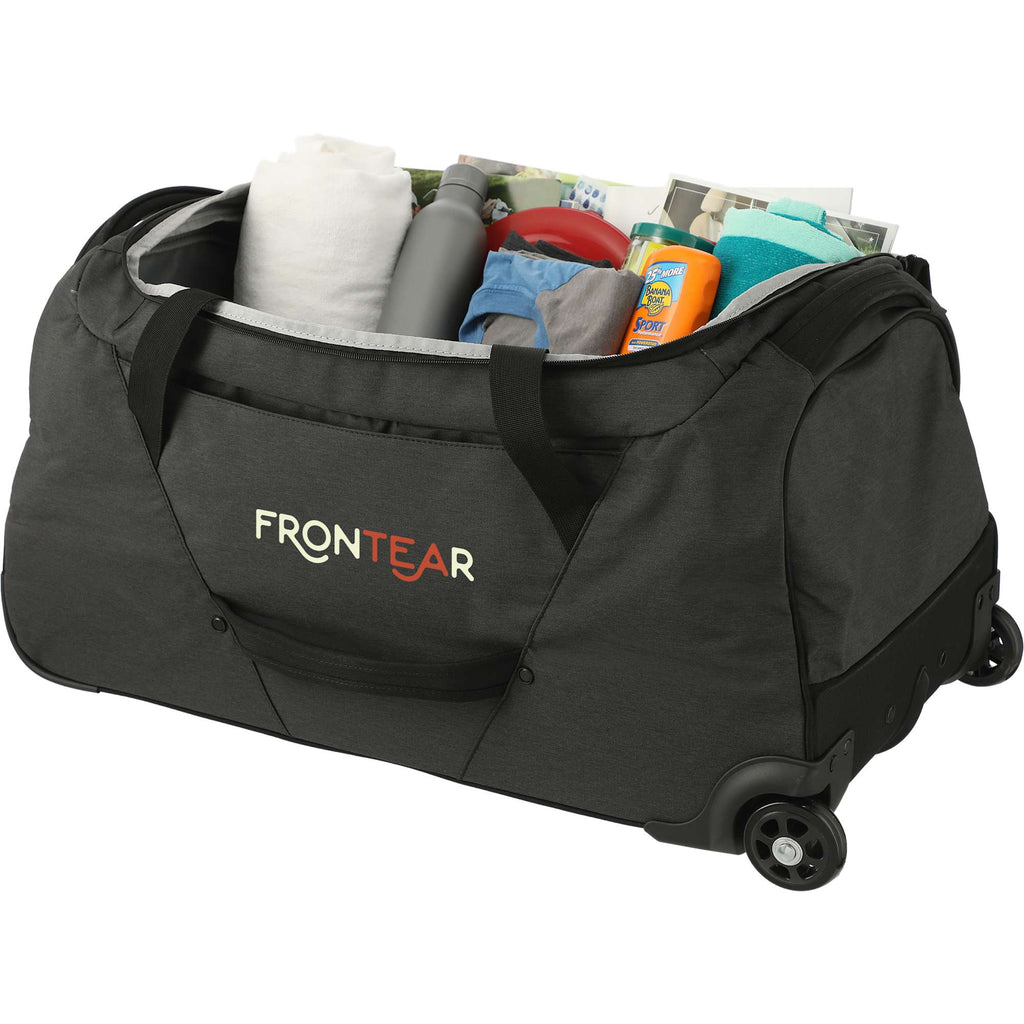 High Sierra Forester Wheeled Duffel Bag, 28 Inches Transfer - Graphite - Left Angle