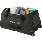 High Sierra Forester Wheeled Duffel Bag, 28 Inches Transfer - Graphite - Left Angle