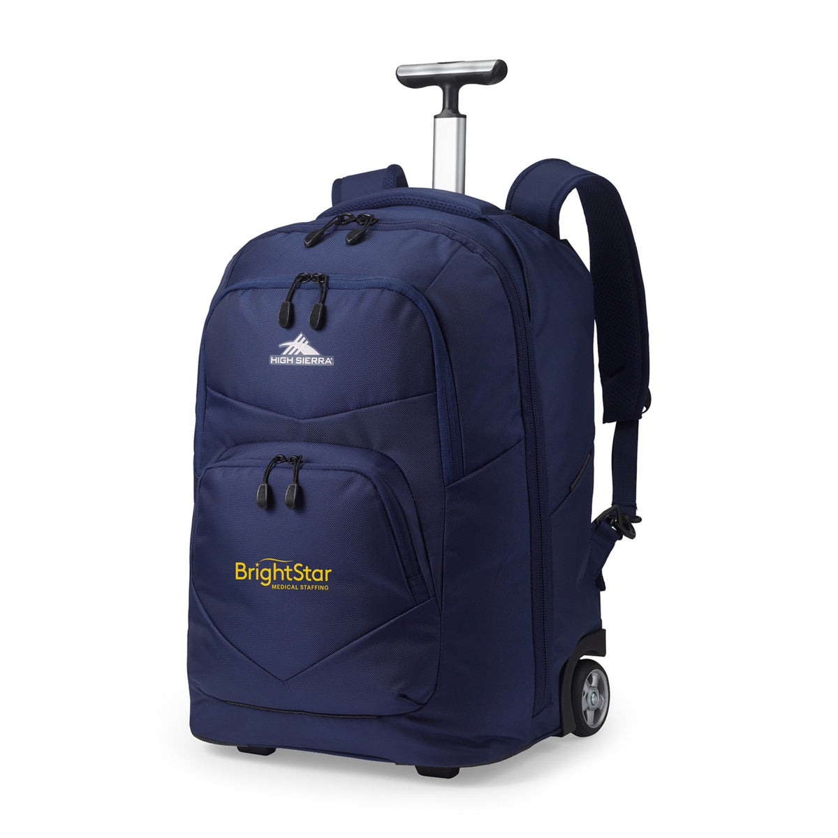 High Sierra Freewheel Pro Rolling Laptop Backpack, 15 Inch - True Navy - View 8