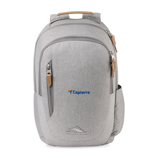 High Sierra Haidan Laptop Backpack with Tablet Sleeve Embroidery