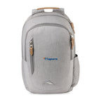 High Sierra Haidan Laptop Backpack with Tablet Sleeve Transfer - Light Grey Heather - View 1