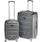 High Sierra Hardside Luggage Set, 20 and 30 Inch Full Color - Gray - Front 2