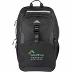 High Sierra Hi-Life 3 in 1 Convertible Backpack, 26.9L Transfer - Black - Front