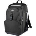 High Sierra Hi-Life 3 in 1 Convertible Backpack, 26.9L Transfer - Black - Left Angle