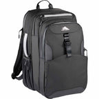 High Sierra Hi-Life 3 in 1 Convertible Backpack, 26.9L Transfer - Black - Right Angle