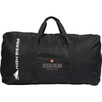 High Sierra Hi-Ton Lightweight Duffel Bag in Recycled Polyester - Black - Front