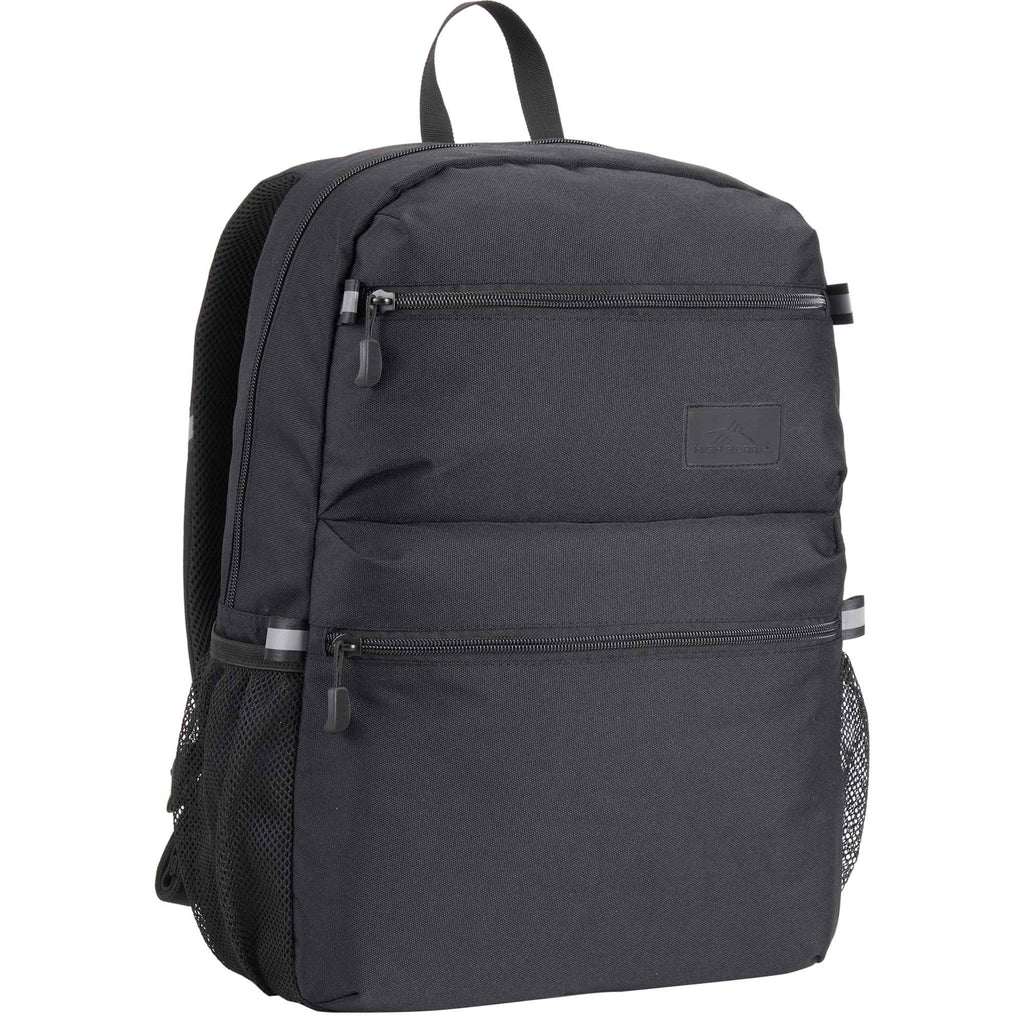 High Sierra Inhibit Recycled Laptop Backpack, 15 Inch - Black - Right Angle