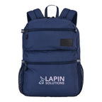 High Sierra Inhibit Recycled Laptop Backpack, 15 Inch Transfer - Navy - Front