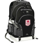 High Sierra Loop Backpack with Waist Belt Embroidery - Black - Photo
