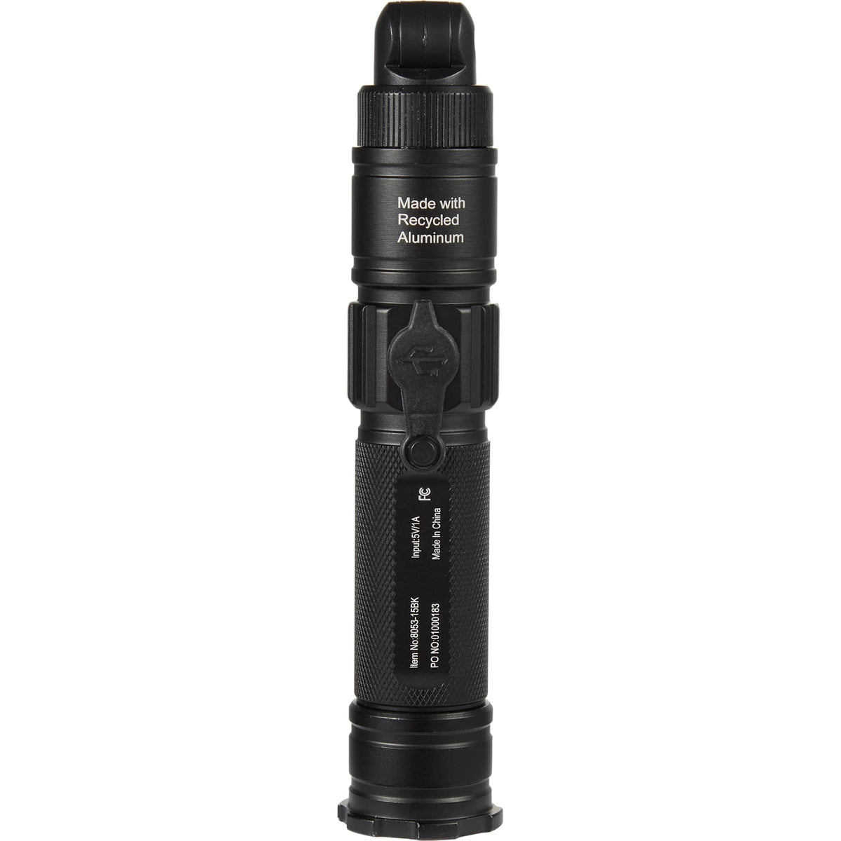 High Sierra Magnetic COB Work Light in Recycled Aluminum Laser Engraving - Black - Back
