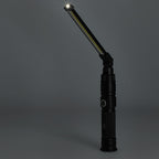 High Sierra Magnetic COB Work Light in Recycled Aluminum Laser Engraving - Black - Left Angle 3