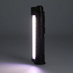 High Sierra Magnetic COB Work Light in Recycled Aluminum Laser Engraving - Black - Left Angle 4