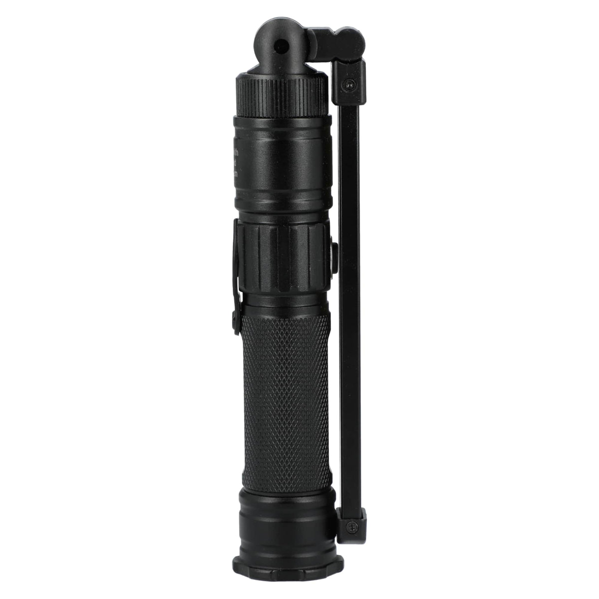 High Sierra Magnetic COB Work Light in Recycled Aluminum Laser Engraving - Black - Left Side