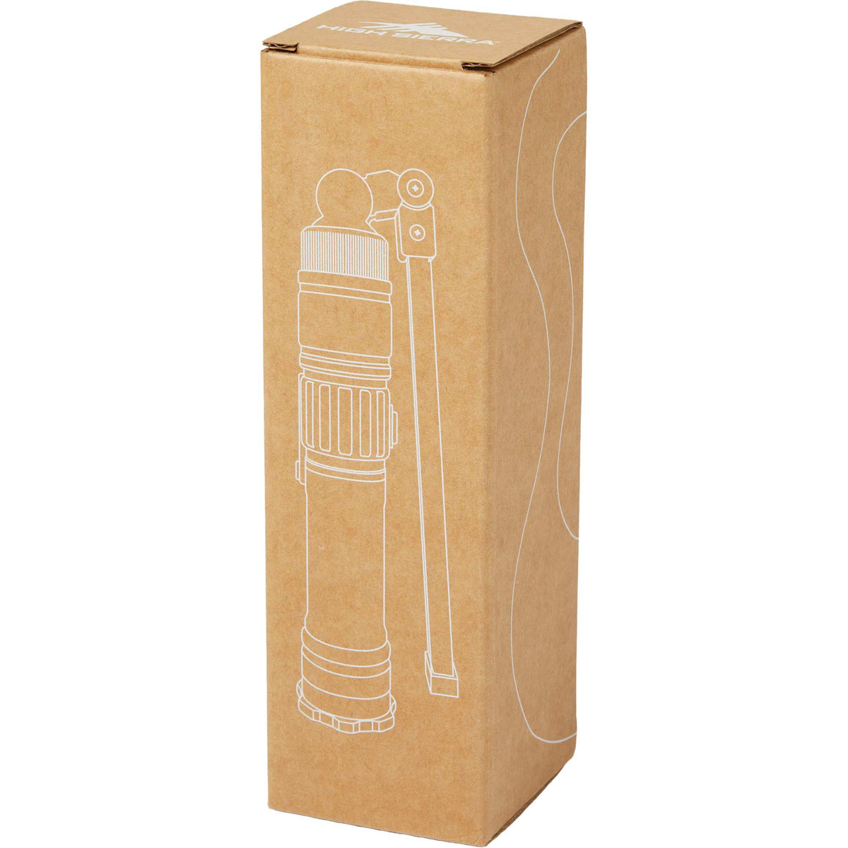 High Sierra Magnetic COB Work Light in Recycled Aluminum Laser Engraving - Black - Packaging