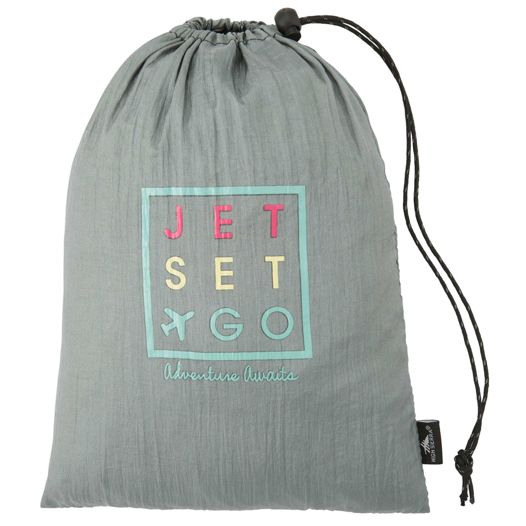 High Sierra Packable Two-Person Hammock with Tree Straps Transfer - Gray - Front 2