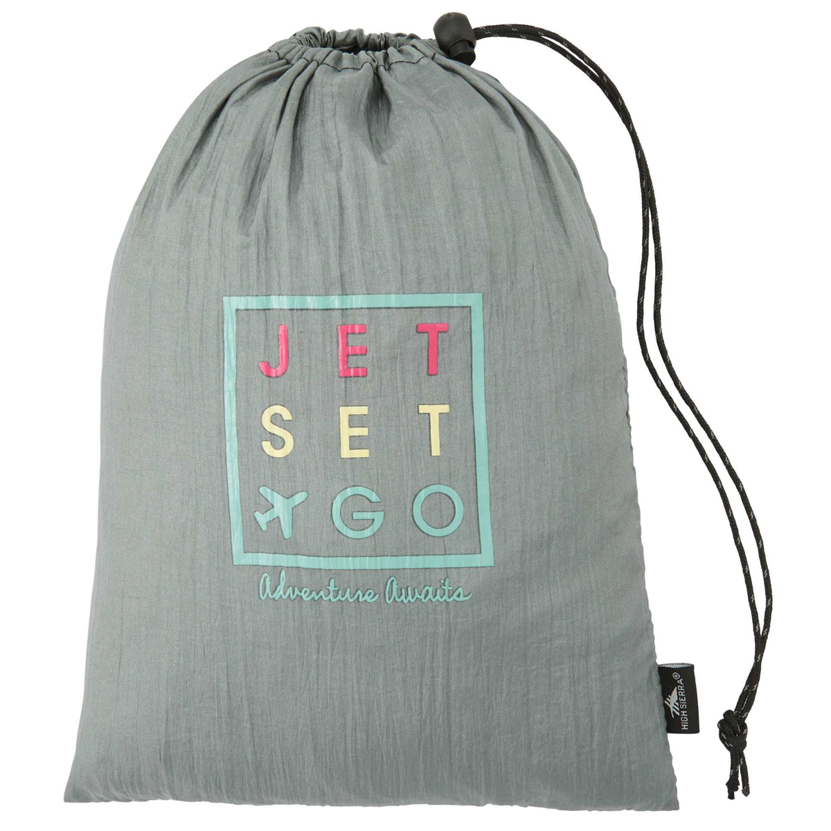 High Sierra Packable Two-Person Hammock with Tree Straps Transfer - Gray - Front 2