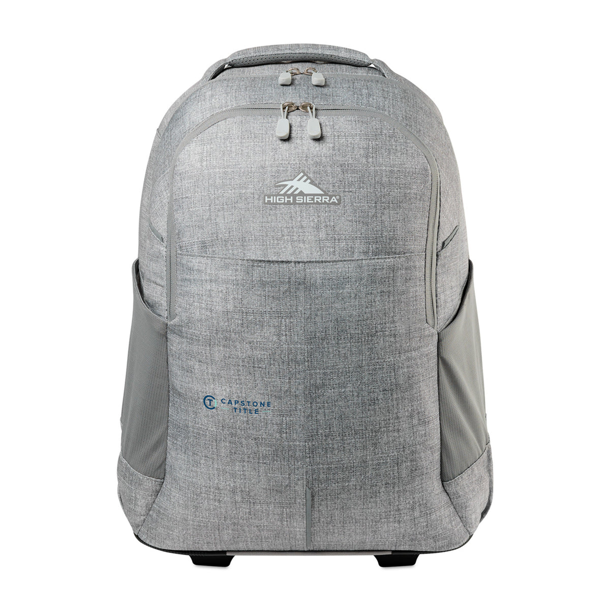 High Sierra Powerglide Pro Rolling Laptop Backpack, 17 Inch Transfer - Silver Heather - View 1
