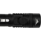 High Sierra Recycled Aluminum Pocket Flashlight, 160 Lumens - Black - Detail