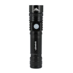 High Sierra Recycled Aluminum Pocket Flashlight, 160 Lumens - Black - Front 2