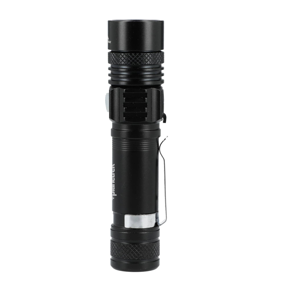 High Sierra Recycled Aluminum Pocket Flashlight, 160 Lumens - Black - Left Side