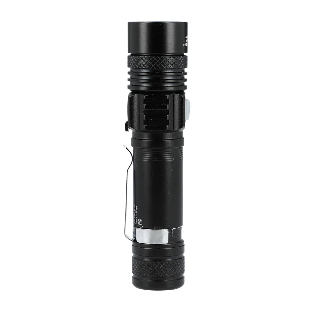 High Sierra Recycled Aluminum Pocket Flashlight, 160 Lumens - Black - Right Side 2
