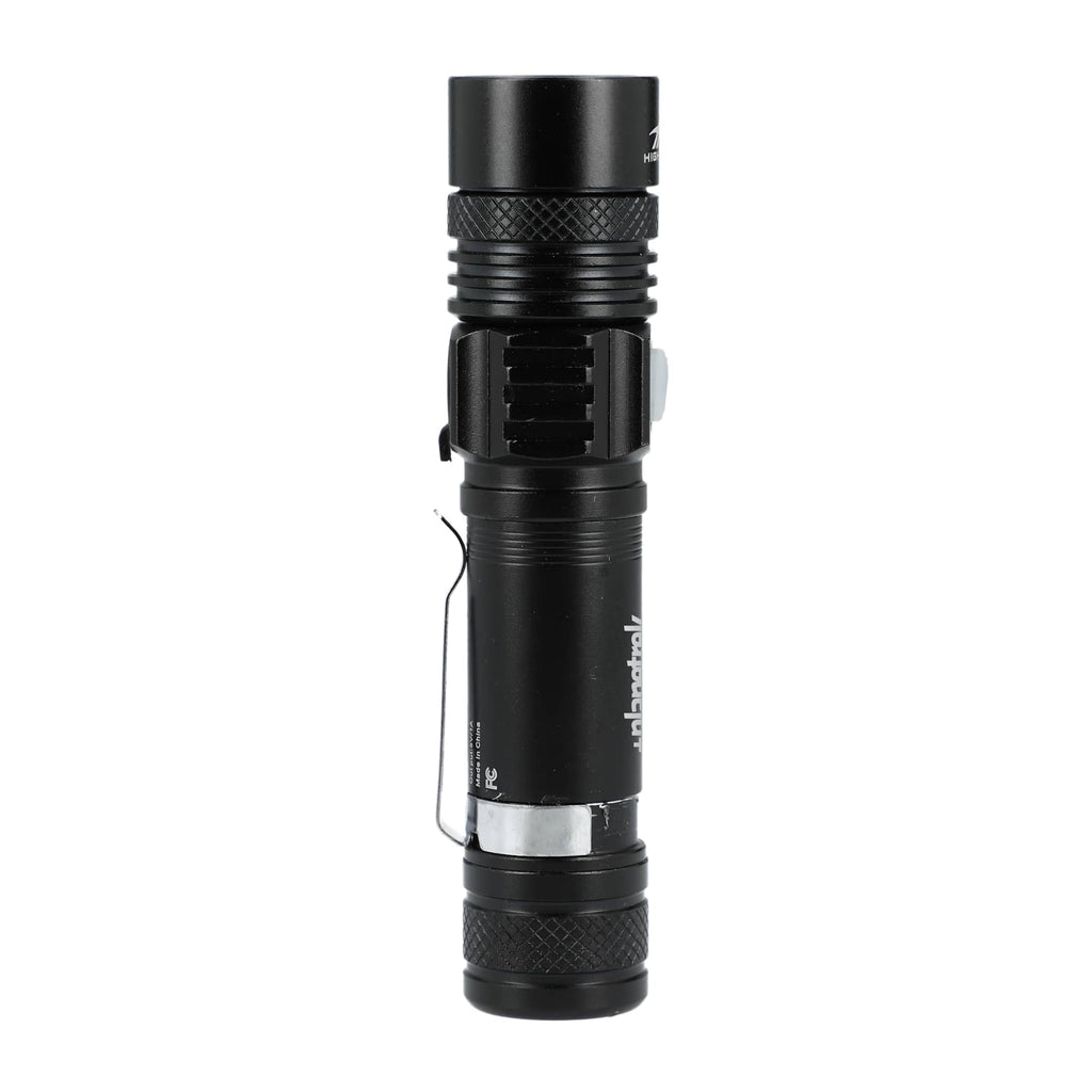 High Sierra Recycled Aluminum Pocket Flashlight, 160 Lumens - Black - Right Side