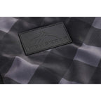 High Sierra Roll-Up Sherpa Blanket, Plaid Embroidery - Gray/Black - Photo 4