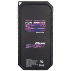 High Sierra Solar Wireless Power Bank with Carabiner, 10,000 mAh - Black - Front