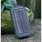 High Sierra Solar Wireless Power Bank with Carabiner, 10,000 mAh - Black - Photo 7