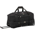 High Sierra Stonecroft Rolling Duffel Bag, Medium 28 Inches Embroidery - Black - Right Angle
