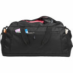 High Sierra Stoneway Duffel Bag with Trolley Pass-Through Embroidery - Black - Propped