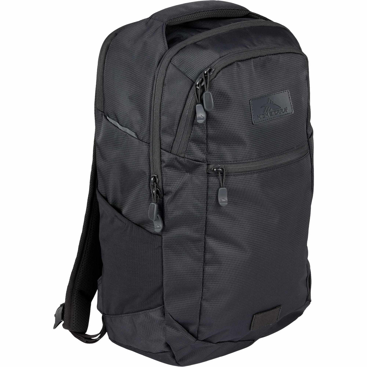 High Sierra Stoneway Recycled Laptop Backpack, 15 Inch Transfer - Black - Right Angle