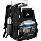 High Sierra Swerve Laptop Backpack with S-Curve Straps, 17 Inch Transfer - Black - Photo