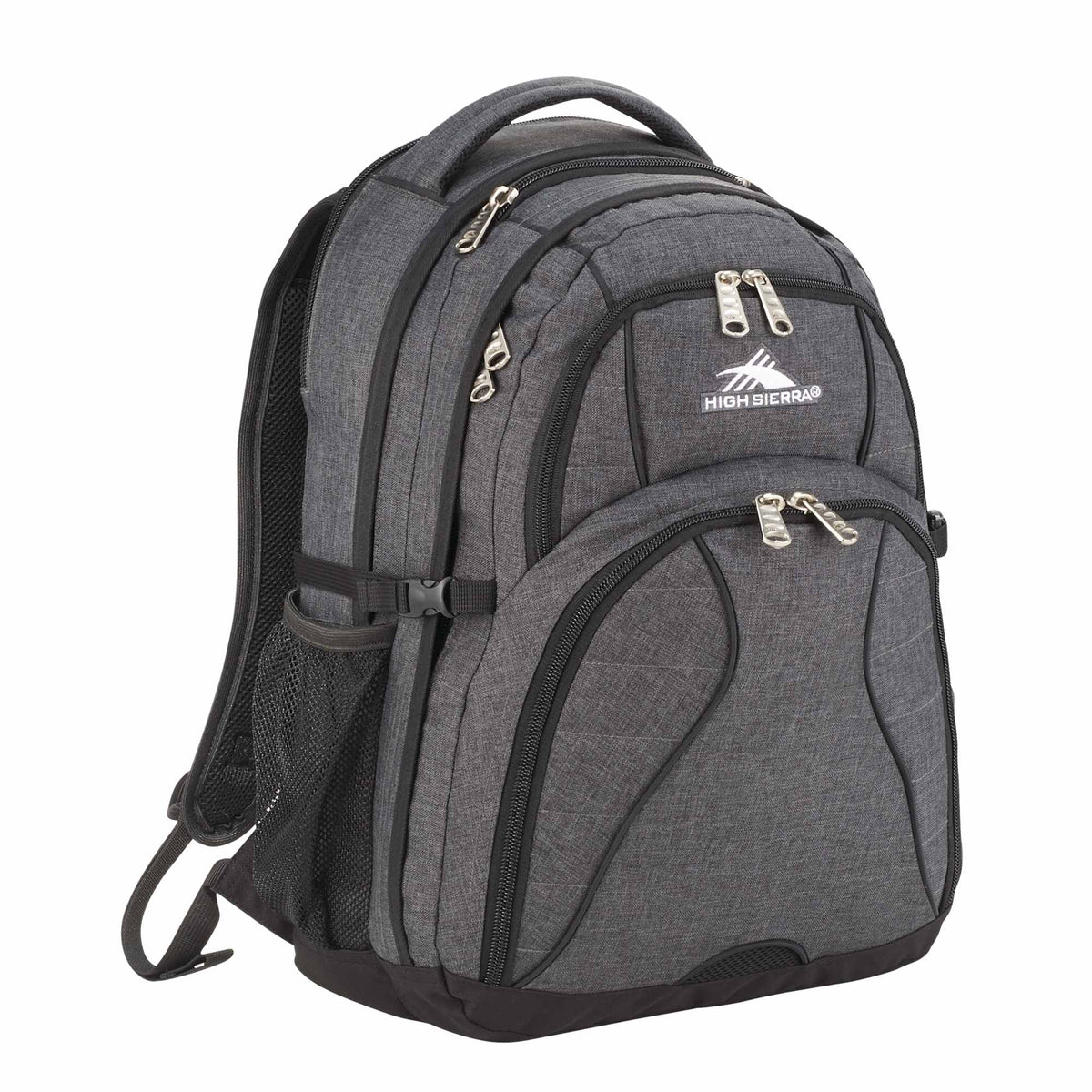 High Sierra Swerve Laptop Backpack with S-Curve Straps, 17 Inch Transfer - Graphite - Back 2