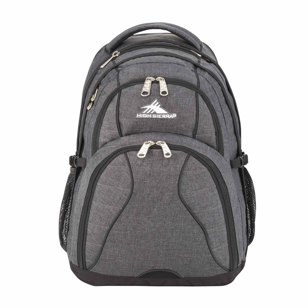 High Sierra Swerve Laptop Backpack with S-Curve Straps, 17 Inch Transfer - Graphite - Back 3