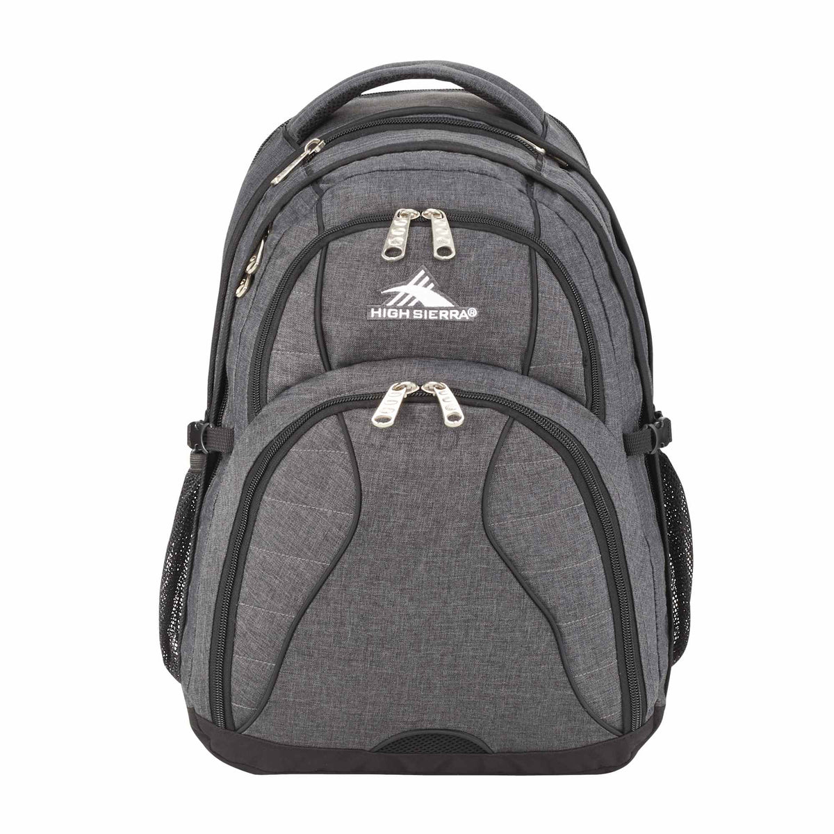 High Sierra Swerve Laptop Backpack with S-Curve Straps, 17 Inch Transfer - Graphite - Back 3