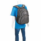 High Sierra Swerve Laptop Backpack with S-Curve Straps, 17 Inch Transfer - Graphite - Back 4
