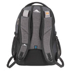 High Sierra Swerve Laptop Backpack with S-Curve Straps, 17 Inch Transfer - Graphite - Back