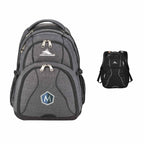 High Sierra Swerve Laptop Backpack with S-Curve Straps, 17 Inch Transfer - Graphite - Front Group