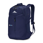 High Sierra Swerve Pro Laptop Backpack, 17 Inch Embroidery - True Navy - View 2