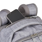 High Sierra Swerve Pro Laptop Backpack, 17 Inch Transfer - Silver Heather - View 2